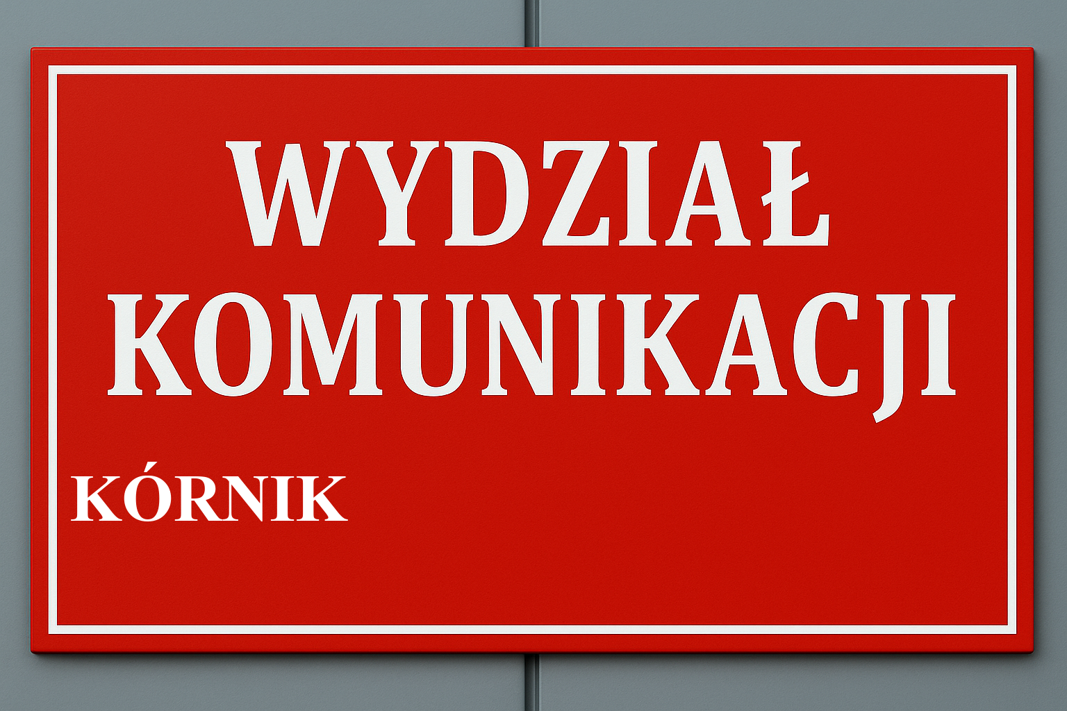 wydział komunikacji kórnik