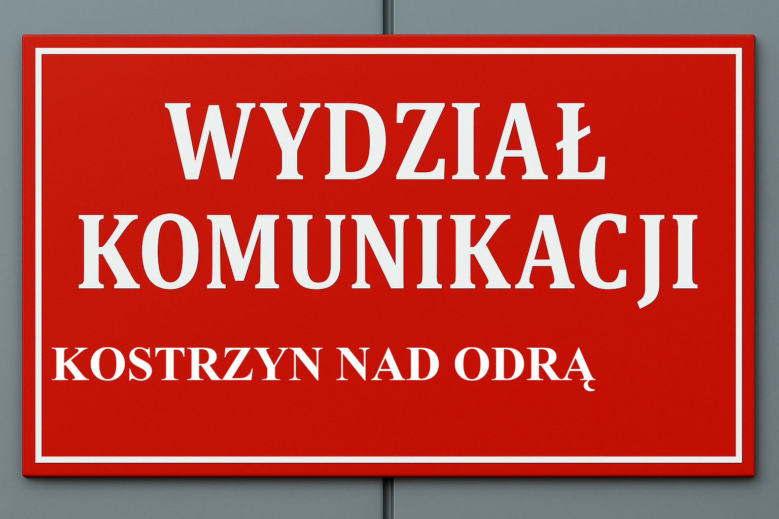 wydział komunikacji kostrzyn nad odrą