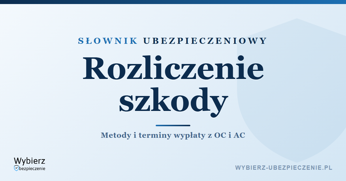 Rozliczenie szkody komunikacyjnej z OC i AC – słownik ubezpieczeniowy