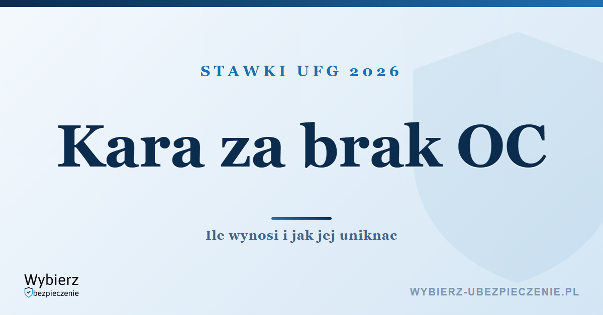 Kara za brak OC – ile wynosi w 2026 roku i jak jej uniknąć