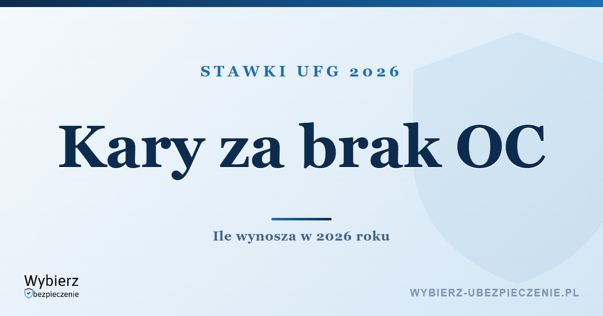 Kary za brak OC w 2026 roku – ile wynoszą według pojazdu