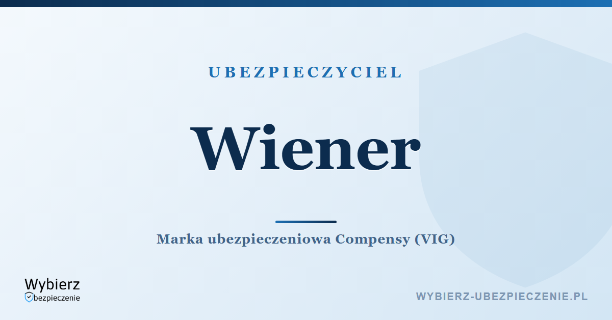 Wiener – marka ubezpieczeniowa Compensy z grupy VIG, oferta i kontakt
