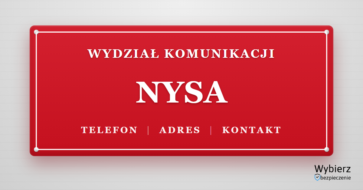 wydział komunikacji Nysa telefon adres kontakt