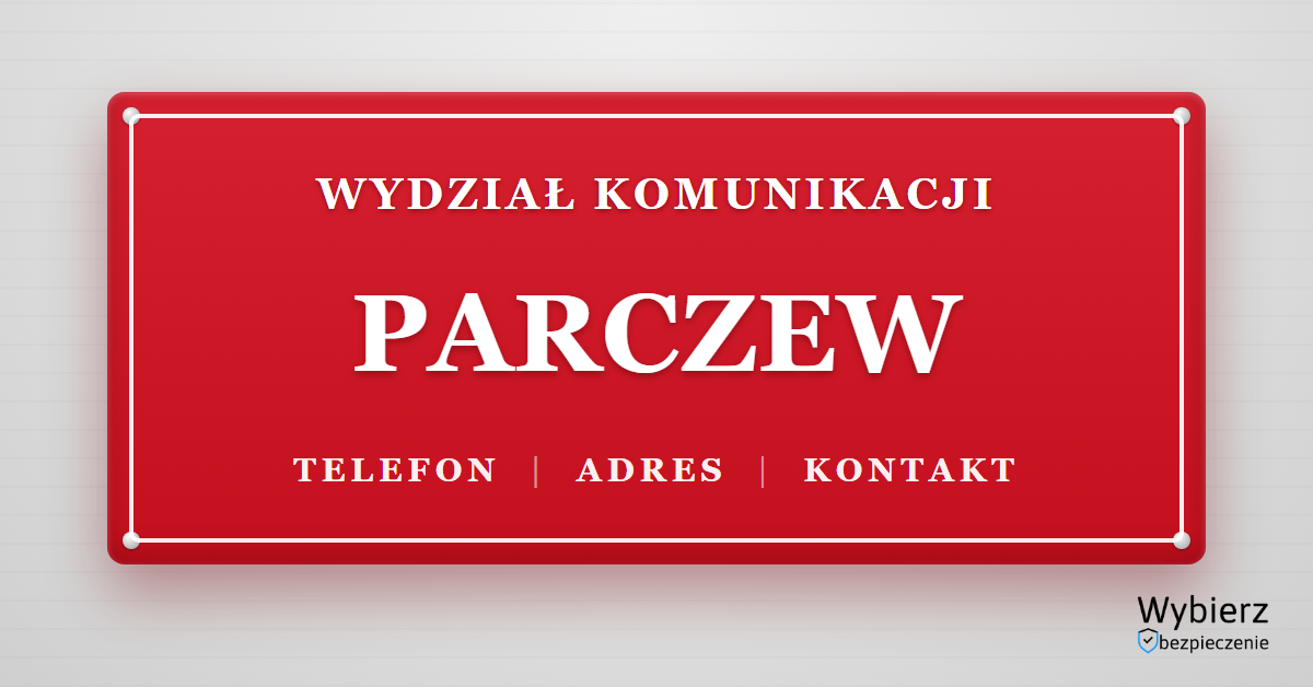 wydział komunikacji Parczew telefon adres kontakt